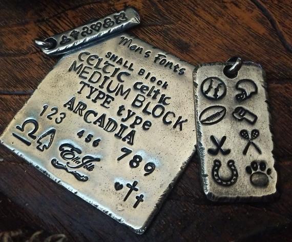 Mens Personalized Bar Necklace | Sterling Silver Bar Necklace | Custom - Ella Joli