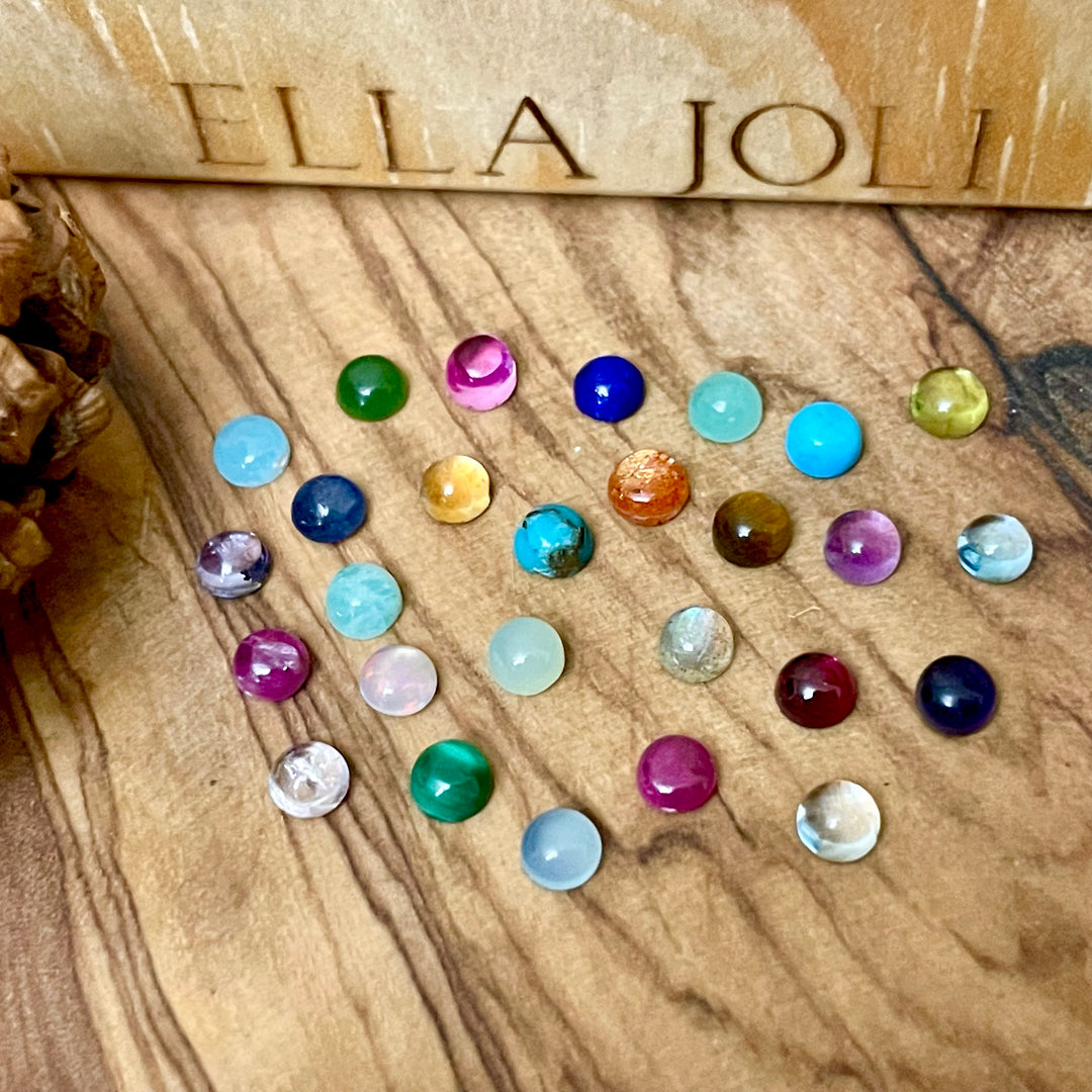 Men's Custom Birthstone Pendant - Handcrafted Sterling Silver