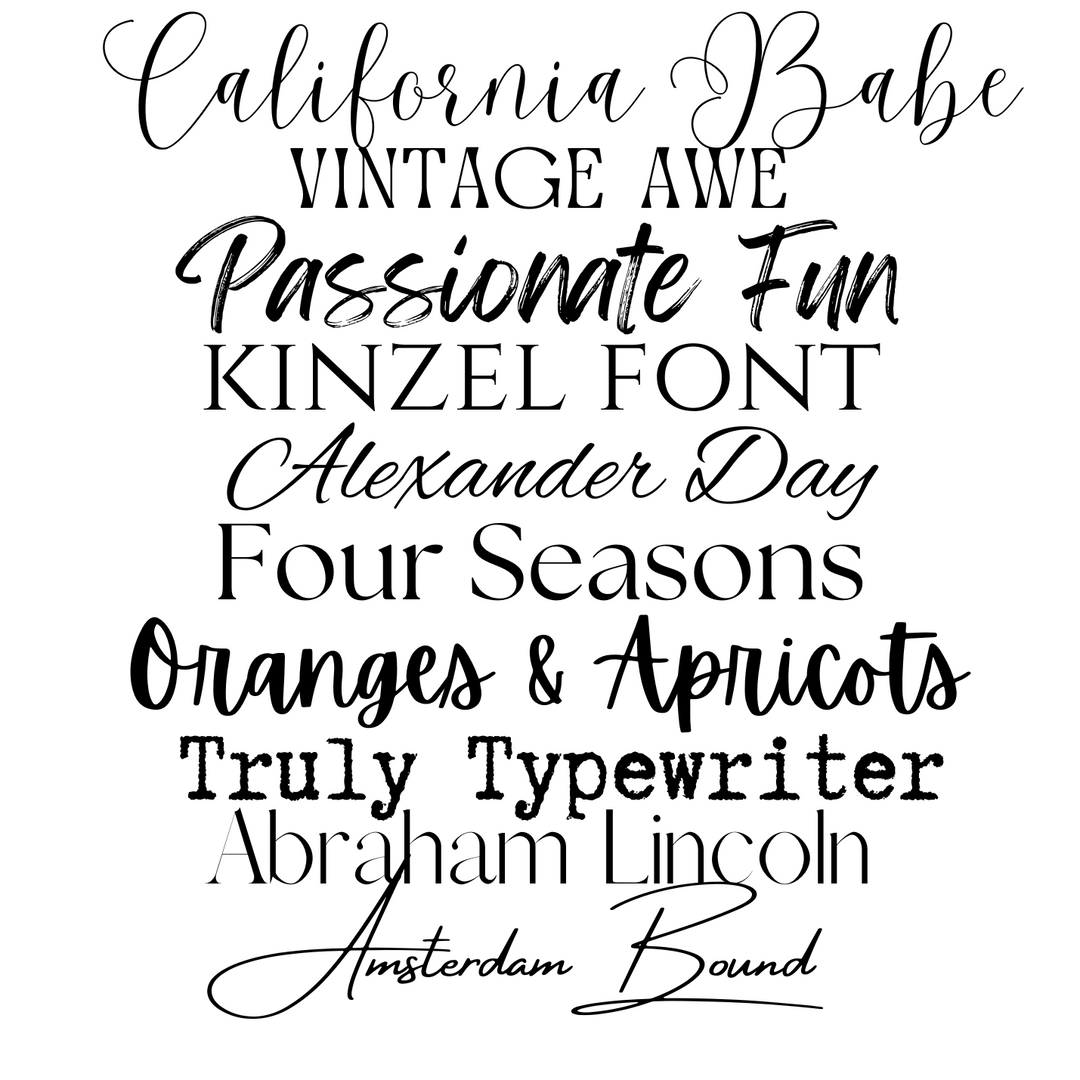Font option Chart