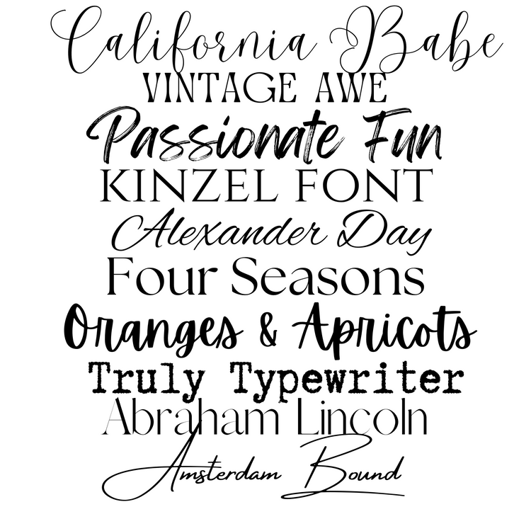 Font option Chart