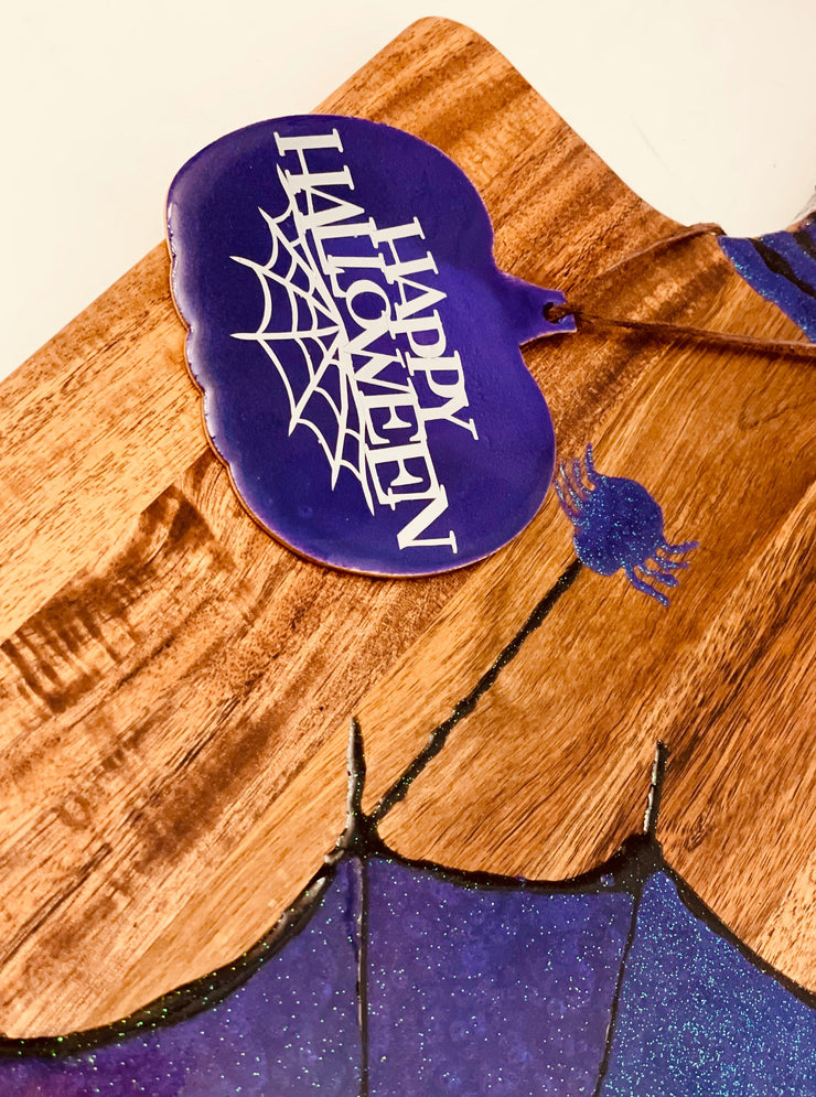 Halloween Charcuterie Board Decor or Serving Tray with Handle