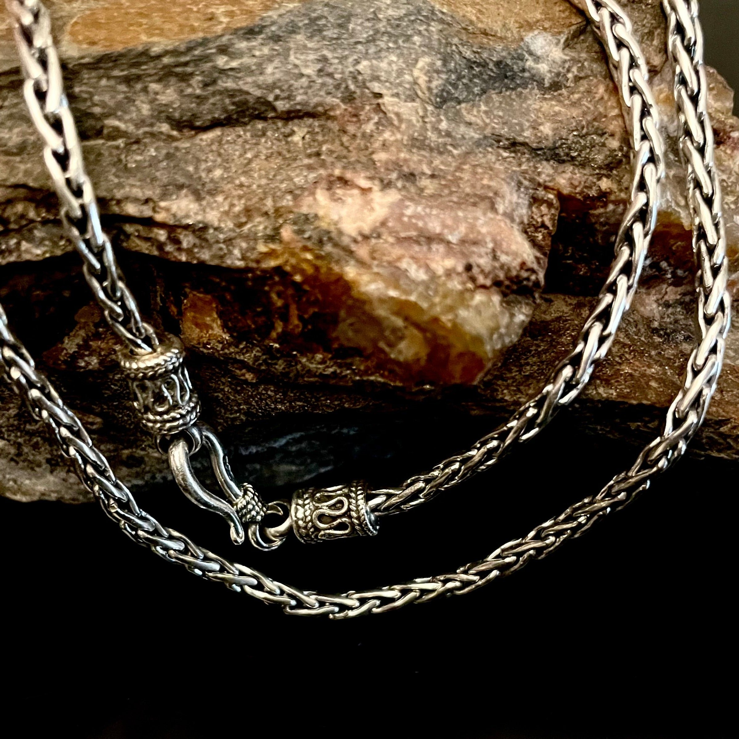 Men's Wheat Chains - The Black Bow Jewelry Company