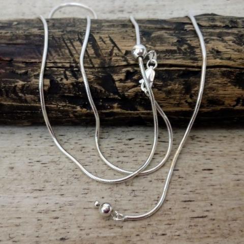 Sliding Adjustable Chain | Sterling Silver Specialty Chain | Womens - Ella Joli 