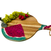 Fruit Serving Board, Fitness Gift, Watermelon Tray, Watermelon Party Themed Tableware, Unique Decorative Large Fruit Serving 