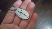 Men's Rustic Cross Necklace | Barbed Wire Sterling Silver Cross