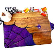 Halloween Charcuterie Board Wood and Resincorative halloween 